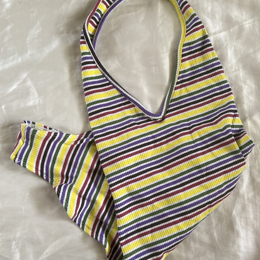 Urban Outiffters striped bodysuit
